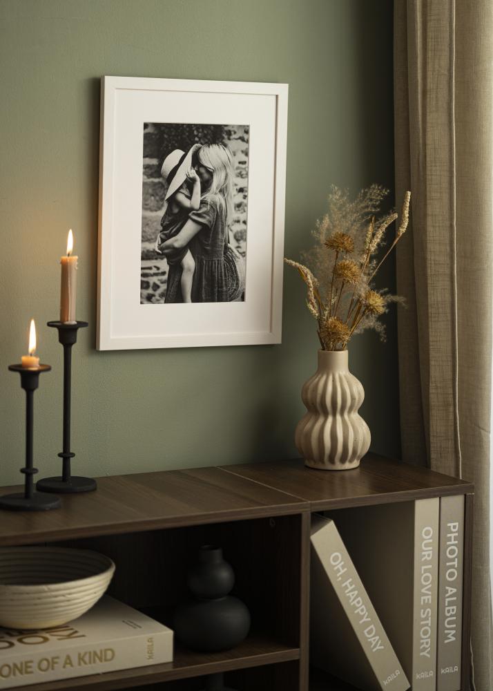 Paspatuuri Supervalkoinen (Valkoisella keskustalla) 50x50 cm (39x39 cm)