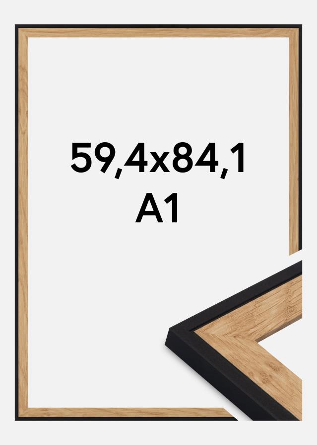 Kehys Iris Akryylilasi Musta 59.4x84 cm (A1)