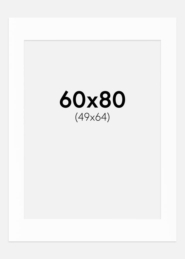 Paspatuuri Canson Valkoinen (Valkoinen keskus) 60x80 cm (49x64)