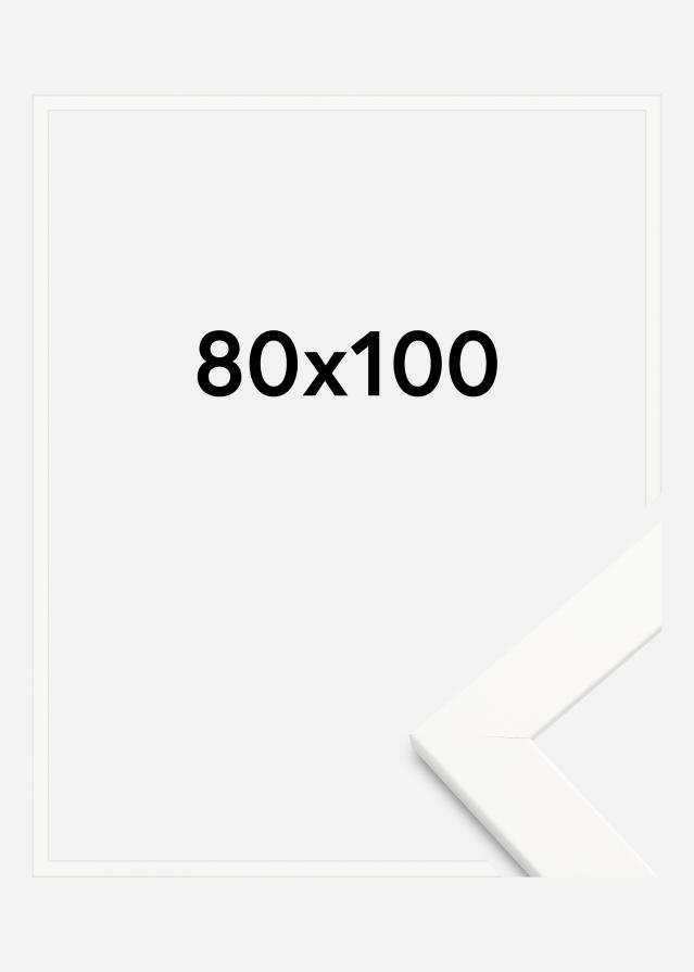 Kehys Trendline Akryylilasi Valkoinen 80x100 cm