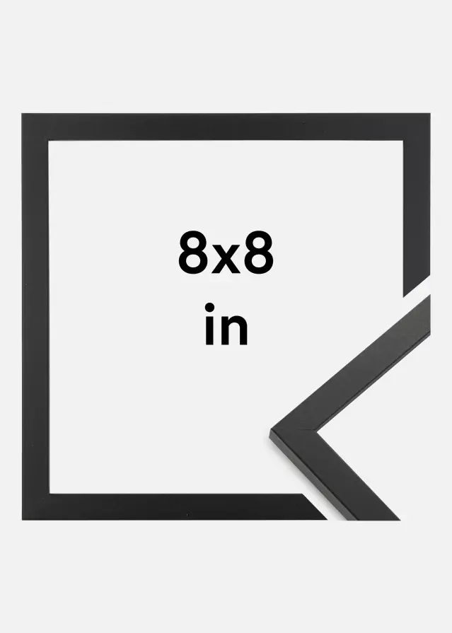 Kehys Trendy Akryylilasi Musta 8x8 inches (20,3x20,3 cm)