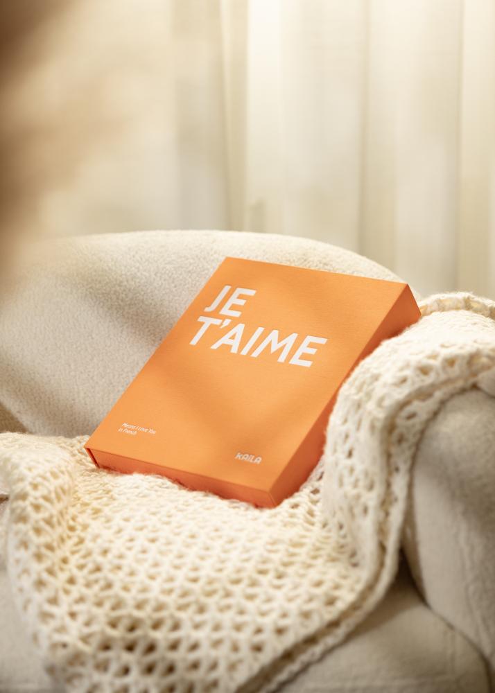 KAILA JE T'AIME - Coffee Table Photo Album (60 Mustaa sivua)