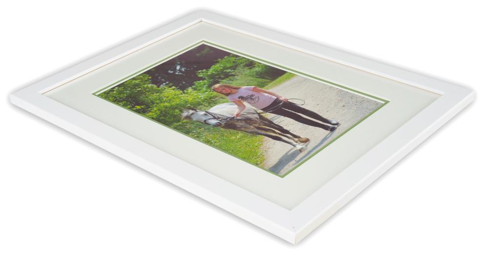 Paspatuuri kaksikerroksinen - Valkoinen/Vihreä