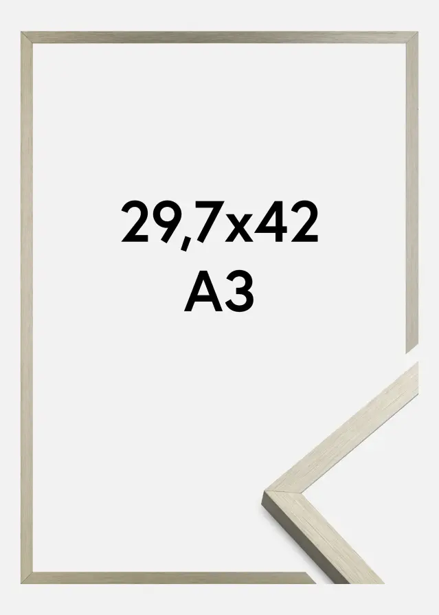 Kehys Chair Teräksenharmaa 29,7x42 cm (A3)