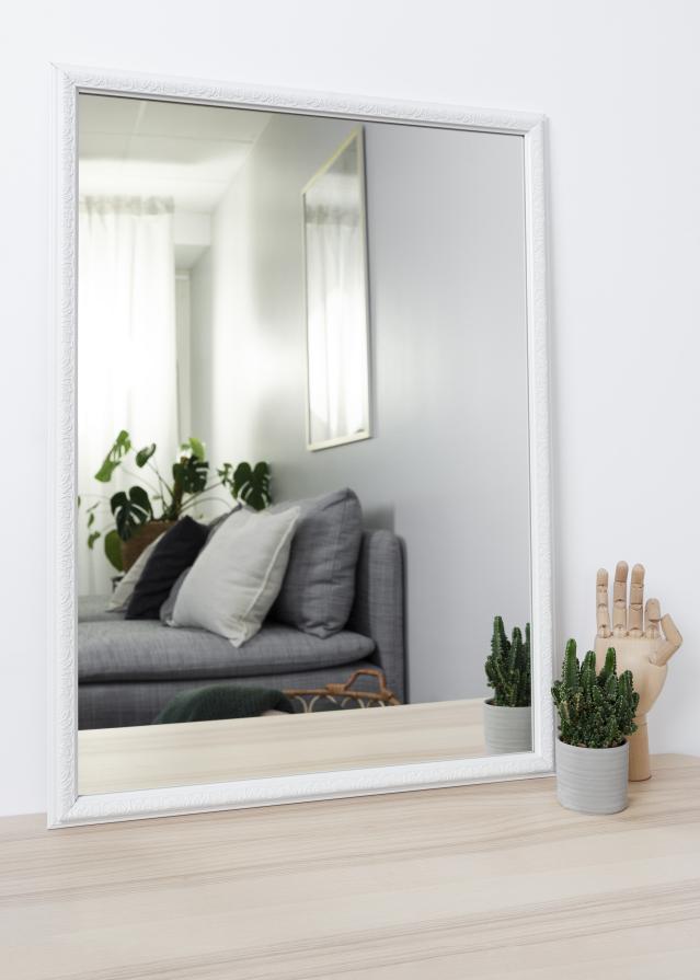 Peili Nostalgia Valkoinen 50x70 cm