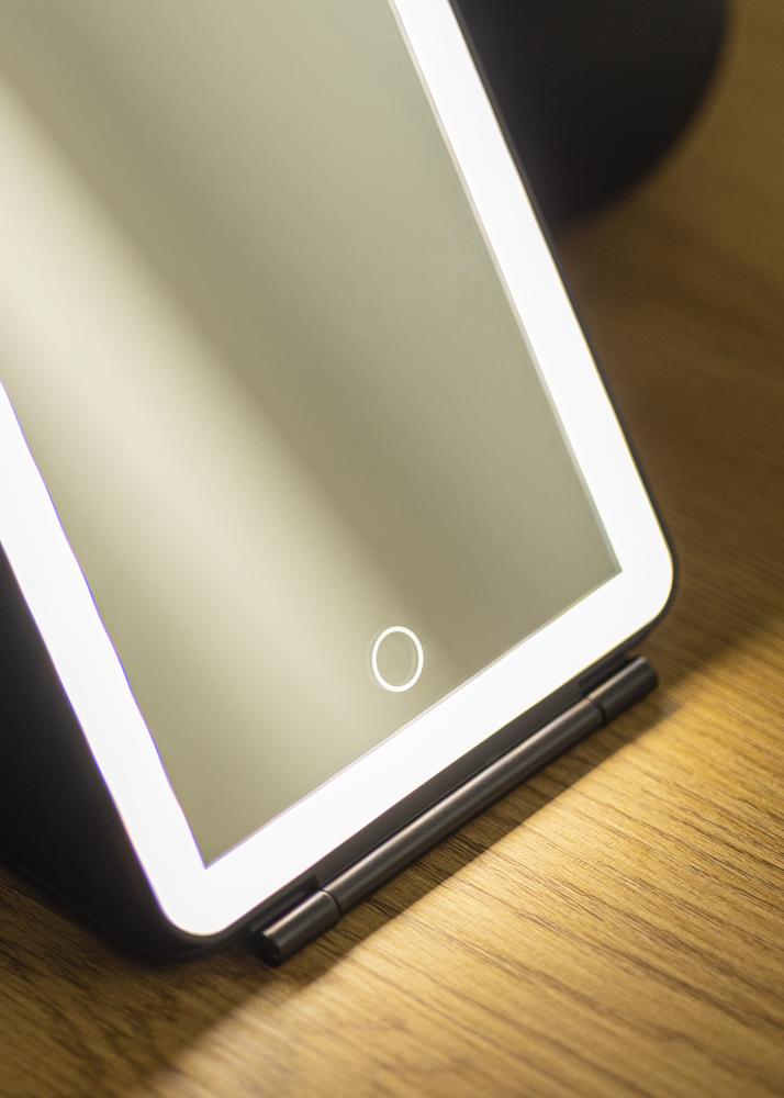 KAILA Meikkipeili Travel LED Ladattava Musta 14x20 cm