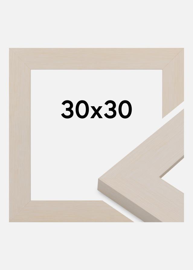 Kehys Pembrokeshire Akryylilasi Valkoinen 30x30 cm