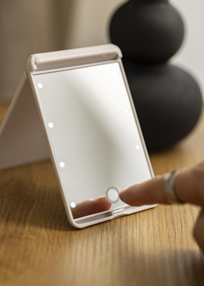 KAILA Meikkipeili Fold III Valkoinen - 13x9 cm