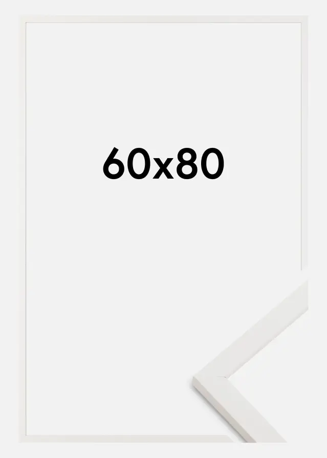 Kehys Trendy Akryylilasi Valkoinen 60x80 cm