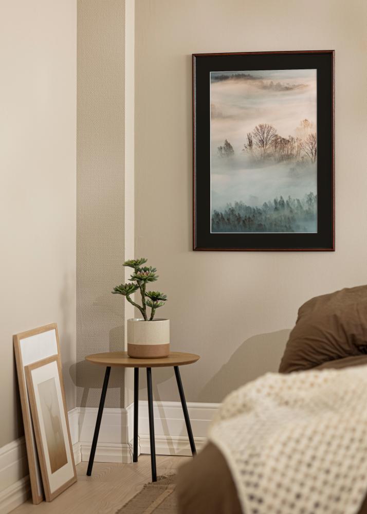 Kehys Horndal Saksanpähkinä 24x30 cm - Paspatuuri Musta 18x24 cm