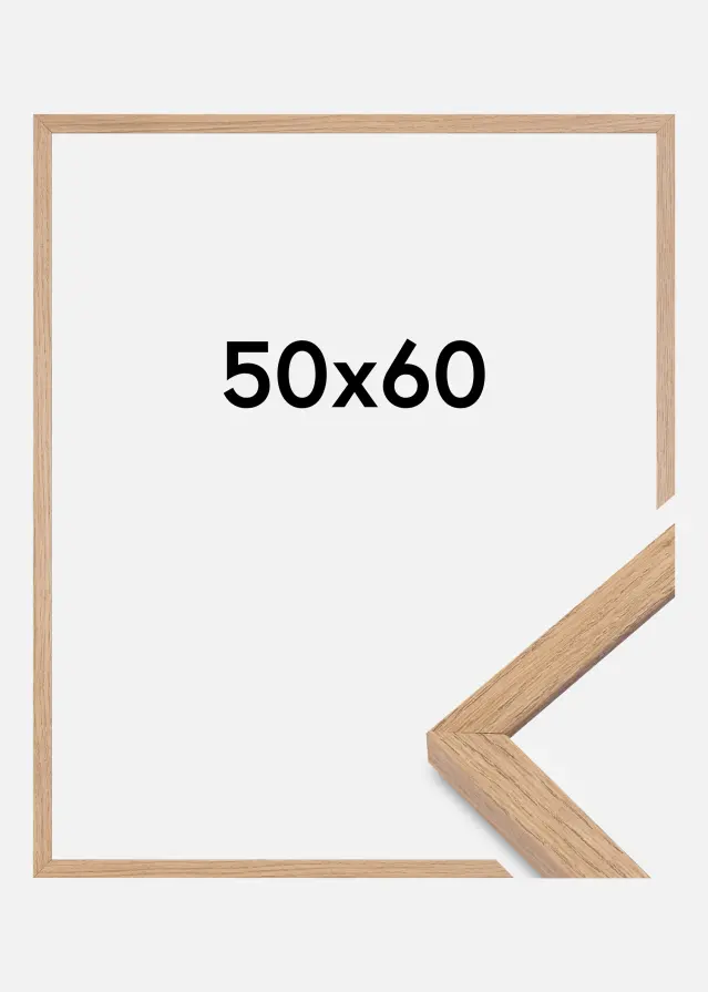 Valokuvakehys Montgomery Matta heijastamaton lasi Tammi 50x60 cm