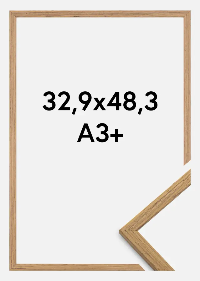 Kehys Edsbyn Tiikki 32,9x48,3 cm (A3+)