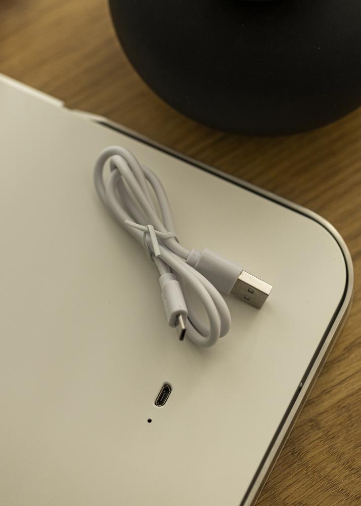 KAILA Meikkipeili Travel LED Ladattava Valkoinen 17x23 cm