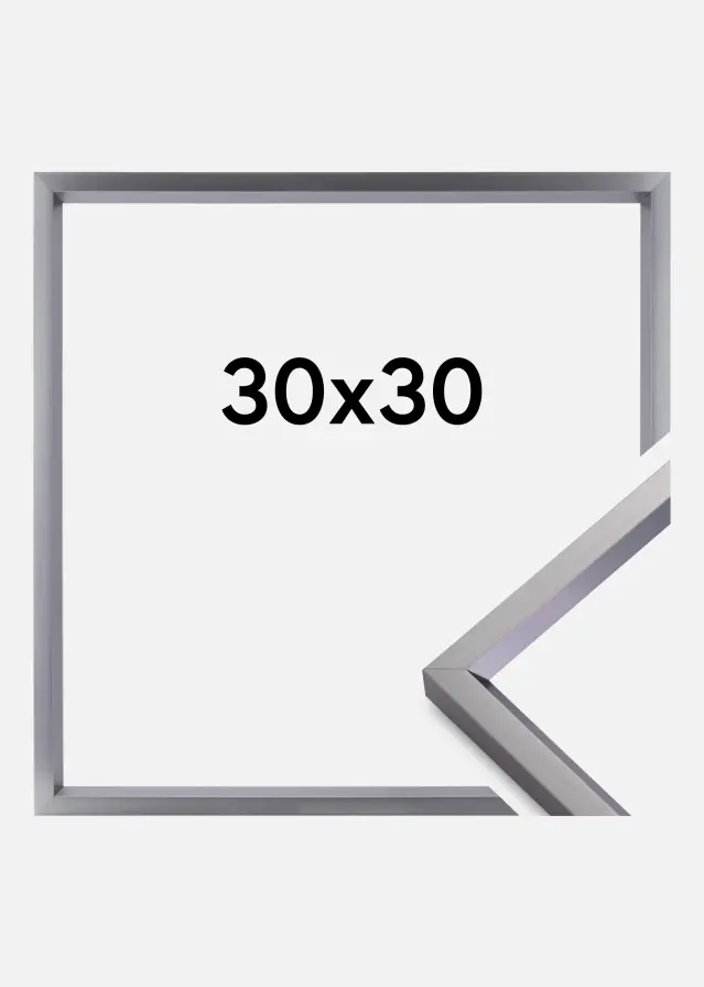 Kehys Steel Style Teräksenharmaa 30x30 cm