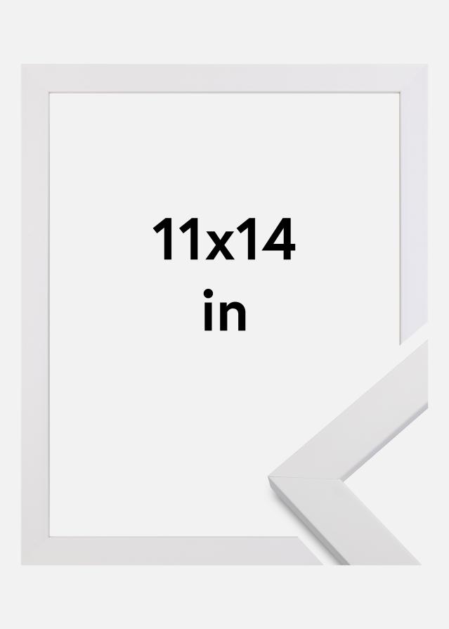 Kehys White Wood Akryylilasi 11x14 inches (27,94x35,56 cm)