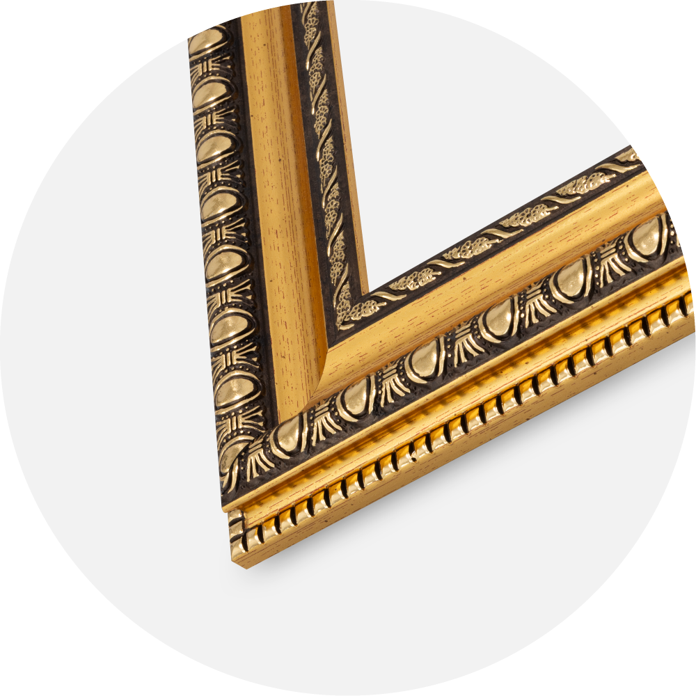 Kehys Ornato Akryylilasi Kulta 59.4x84 cm (A1)