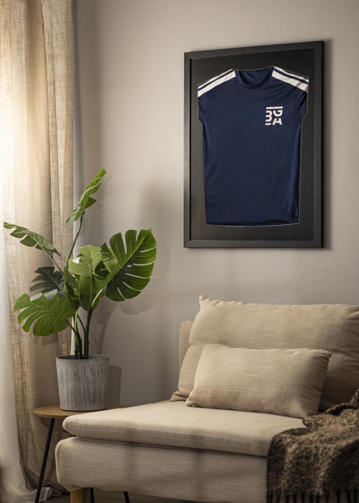 Kehys Jersey Box Akryylilasi Musta 60x80 cm