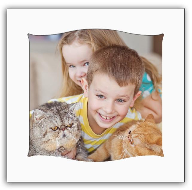 Paspatuuri Valkoinen Koristeellinen 50x50 cm (39x39)