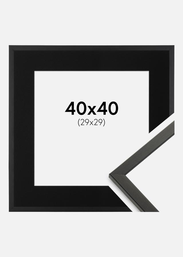 Kehys Galant Musta 40x40 cm - Paspatuuri Musta 30x30 cm