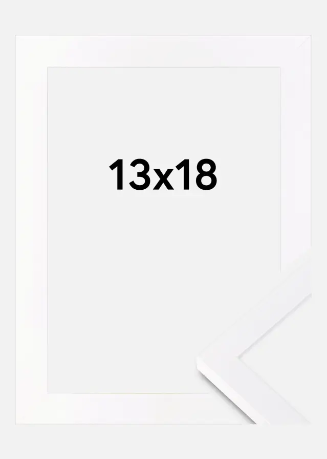 Kehys Selection Akryylilasi Valkoinen 13x18 cm