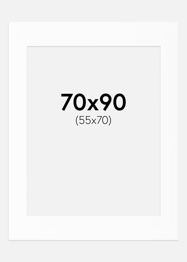 Paspatuuri Valkoinen Standard (Valkoinen keskus) 70x90 cm (55x70)