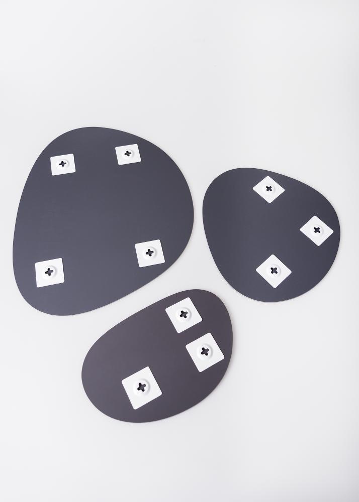 Peili Set Orange, Rose Gold & Clear - 3 st