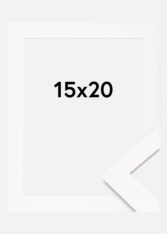 Kehys Deco Akryylilasi Valkoinen 15x20 cm