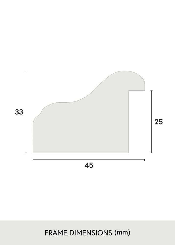 Kehys Aberystwyth Akryylilasi Kulta 42x59,4 cm (A2)