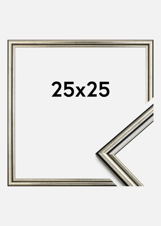 Kehys Horndal Akryylilasi Hopeanvärinen 25x25 cm