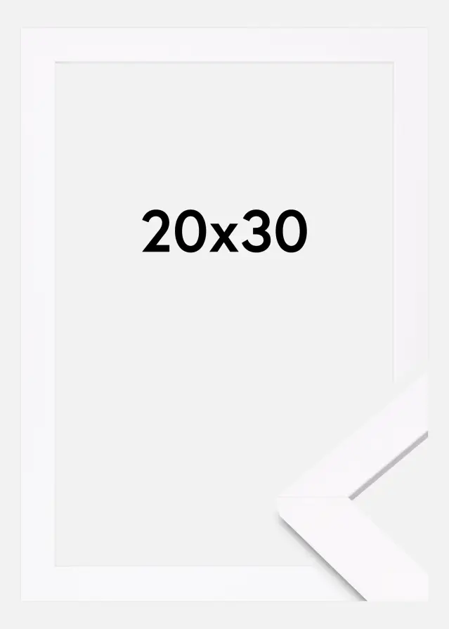 Kehys Deco Akryylilasi Valkoinen 20x30 cm