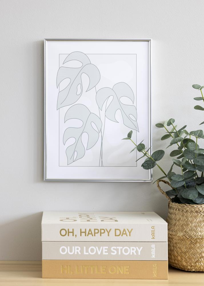 Kehys Hipster Hopeanvärinen 40x60 cm