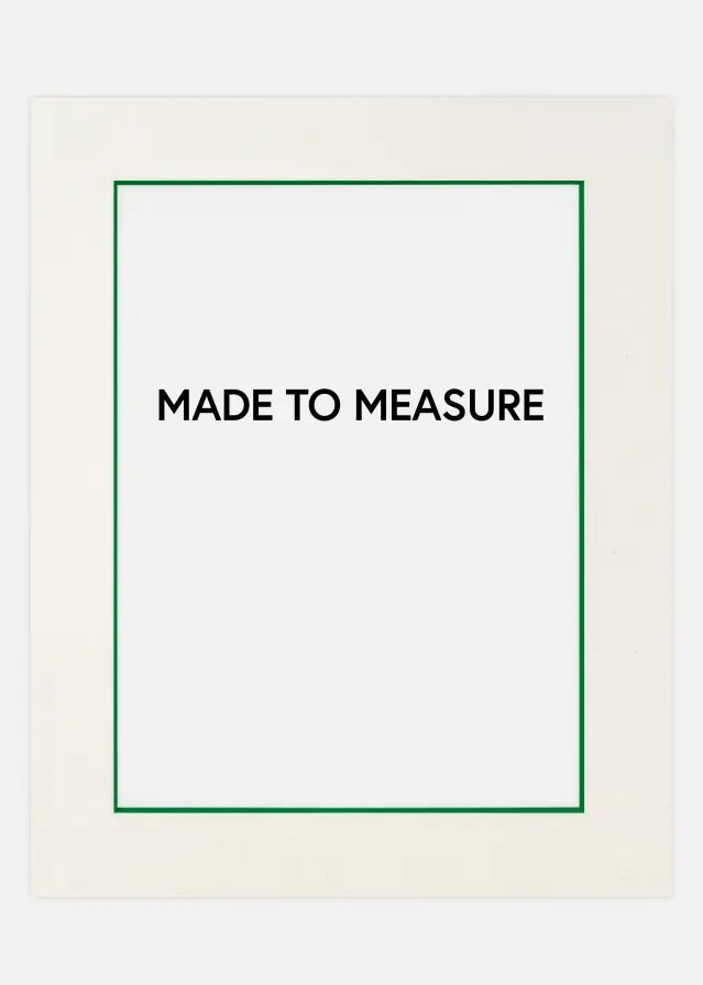 Paspatuuri Valkoinen (Vihreä keskus) - Mittatilattu