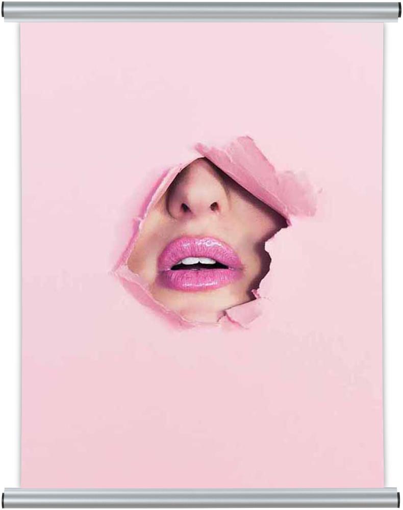 Julisteripustin Alumiini Hopea - 50 cm