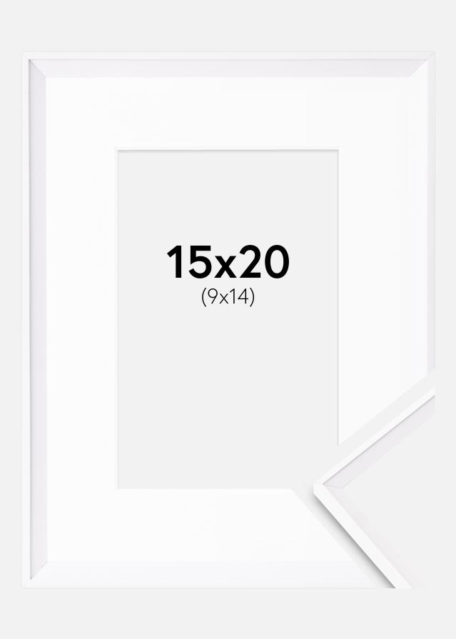 Kehys Desire Valkoinen 15x20 cm - Passepartout Valkoinen 10x15 cm