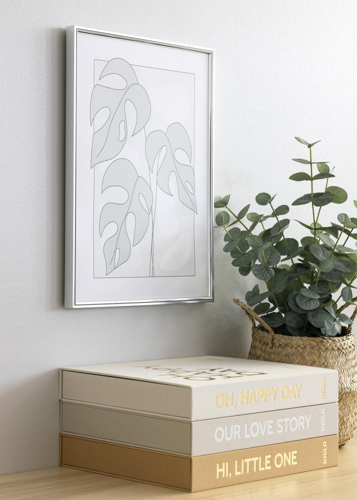 Kehys Hipster Hopeanvärinen 40x60 cm