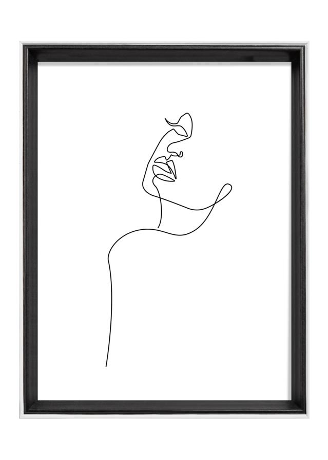 Kehys Silhouette Musta 18x24 cm