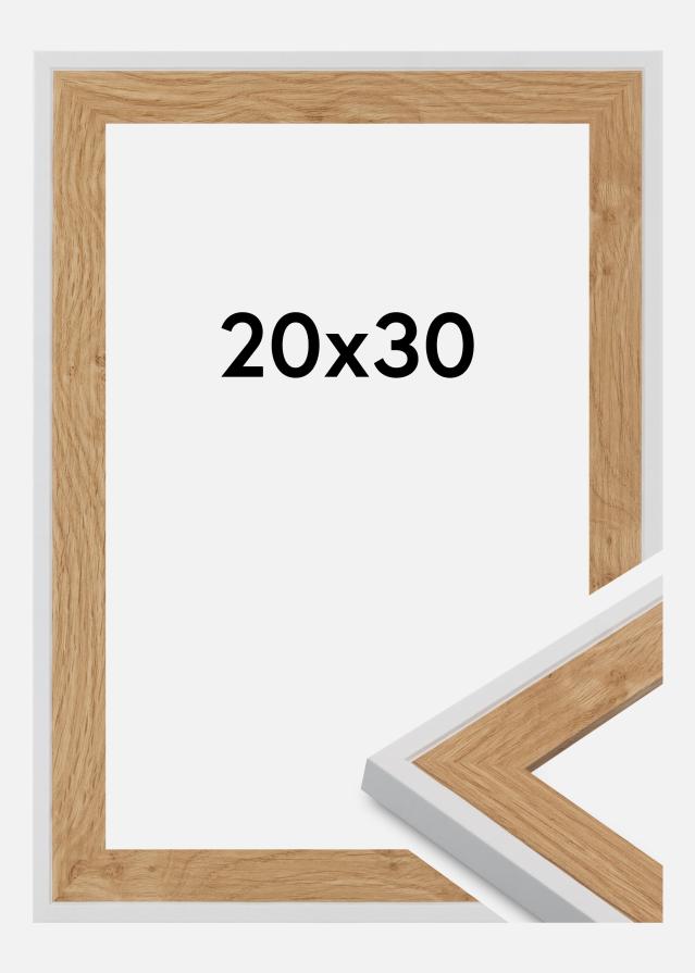 Kehys Clearline Akryylilasi Valkoinen 20x30 cm