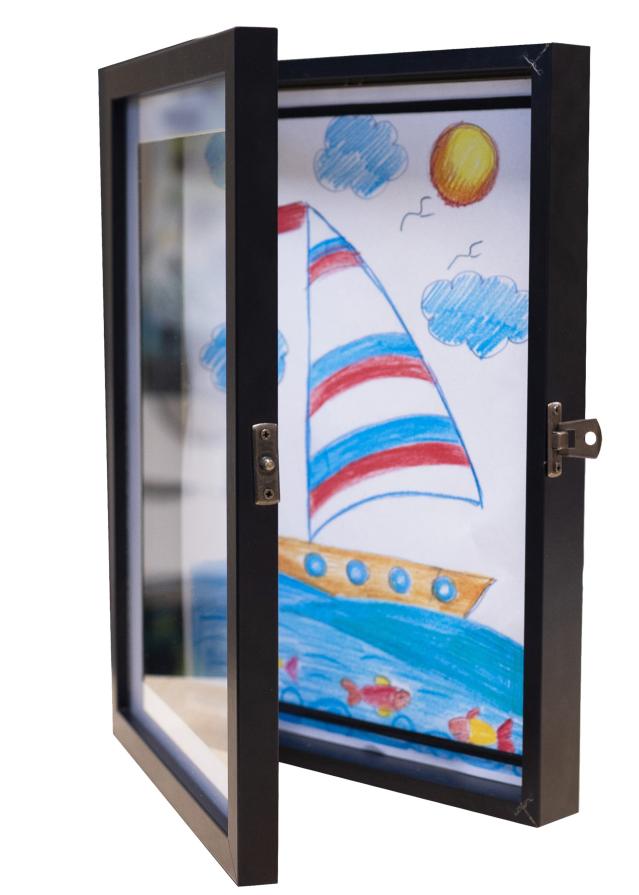 Piirustuskehys Newbie Akryylilasi Musta A4