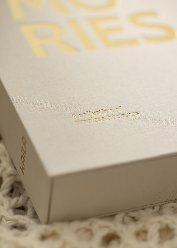 KAILA MEMORIES Warm Grey XL - Coffee Table Album - 60 Kuvalle Koossa 10x15 cm