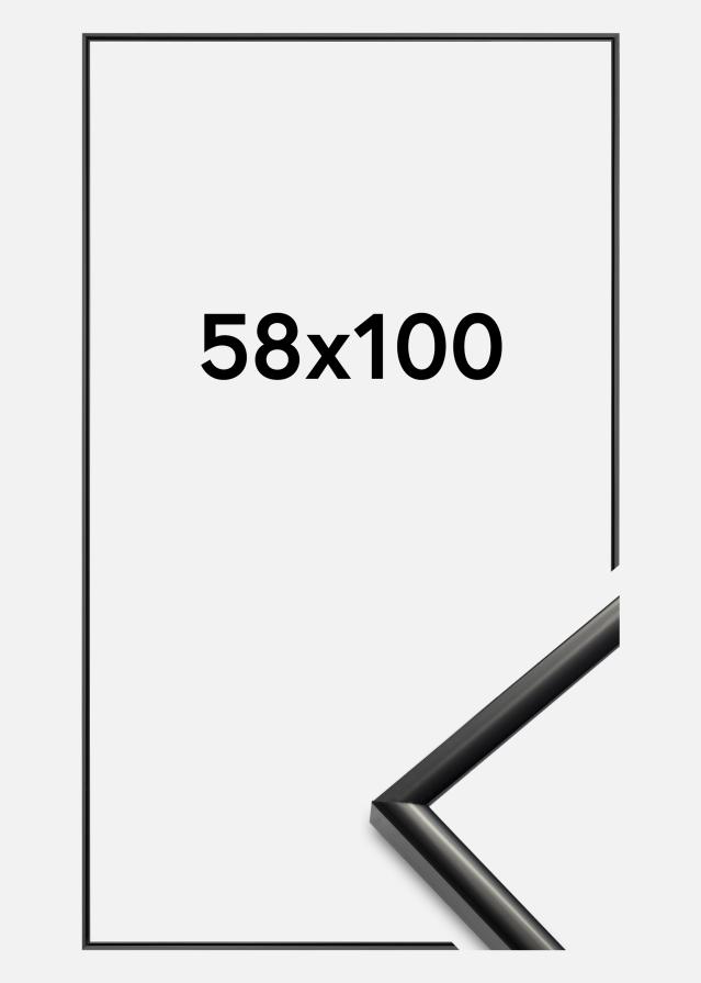 Kehys New Lifestyle Akryylilasi Musta 58x100 cm
