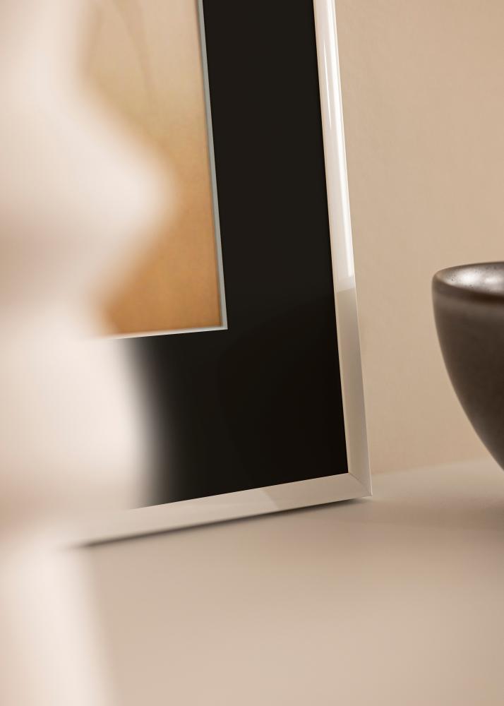 Kehys New Lifestyle Valkoinen 30x40 cm - Passepartout Musta 21x29,7 cm (A4)