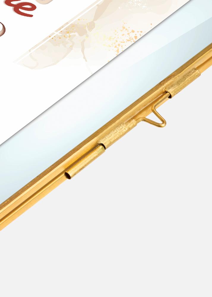 Bruxelles Kollaasikehys Kullanvärinen - 2 Kuvalle