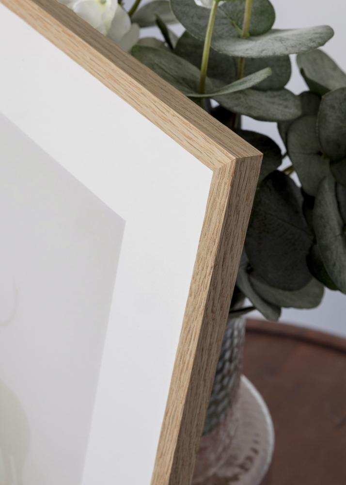 Kehys Kapea Tammi Akryylilasi 32x32 cm