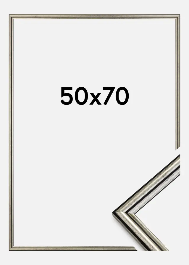 Kehys Horndal Akryylilasi Hopeanvärinen 50x70 cm