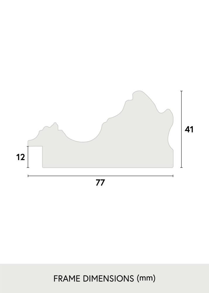 Kehys Muskö Kultainen - Valinnainen koko