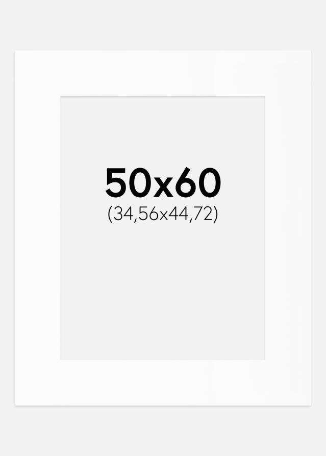 Paspatuuri Canson Valkoinen (Valkoinen keskus) 50x60 cm (34,56x44,72)