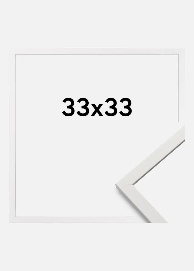 Kehys Edsbyn Akryylilasi Valkoinen 33x33 cm