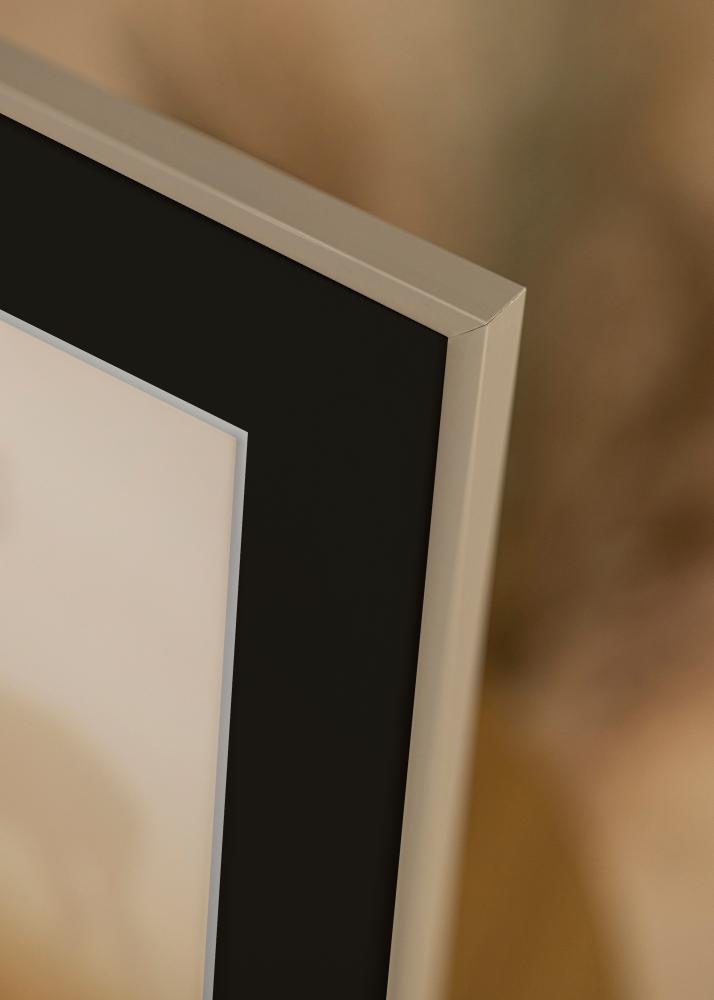 Kehys New Lifestyle Earth Grey 30x40 cm - Passepartout Musta 20x30 cm