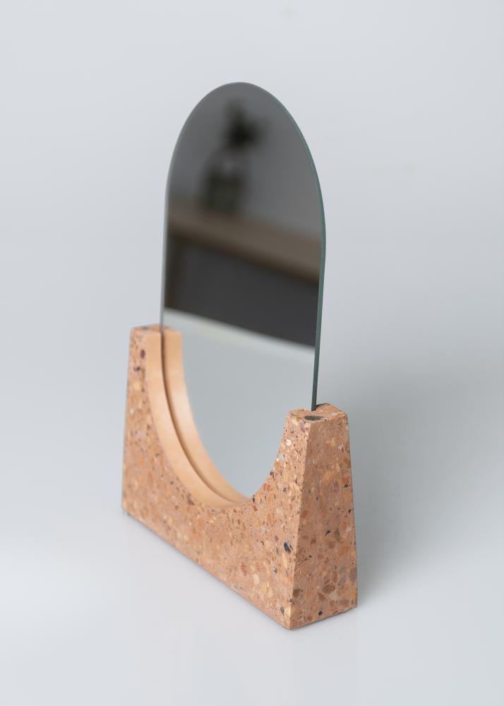 Pöytäpeili Terrazzo Punainen