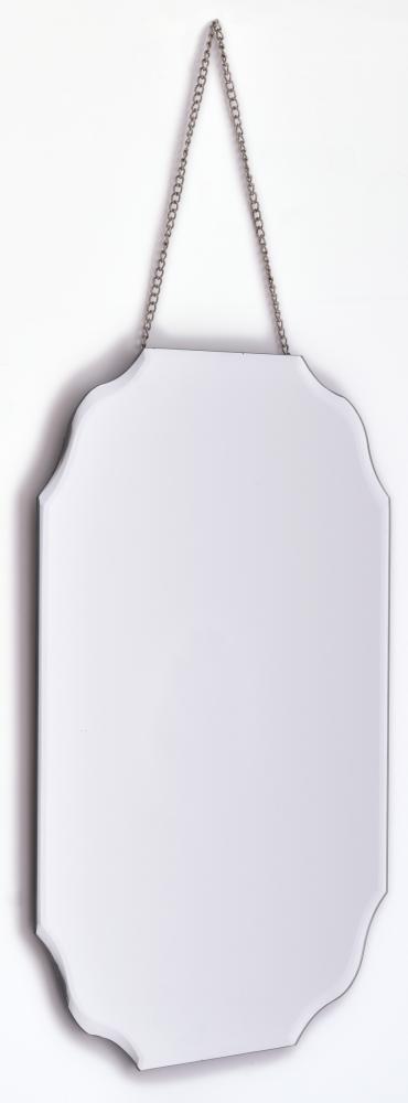 Peili Rectangular Vintage Bevelled Edge with Chain Hanger 30x40 cm